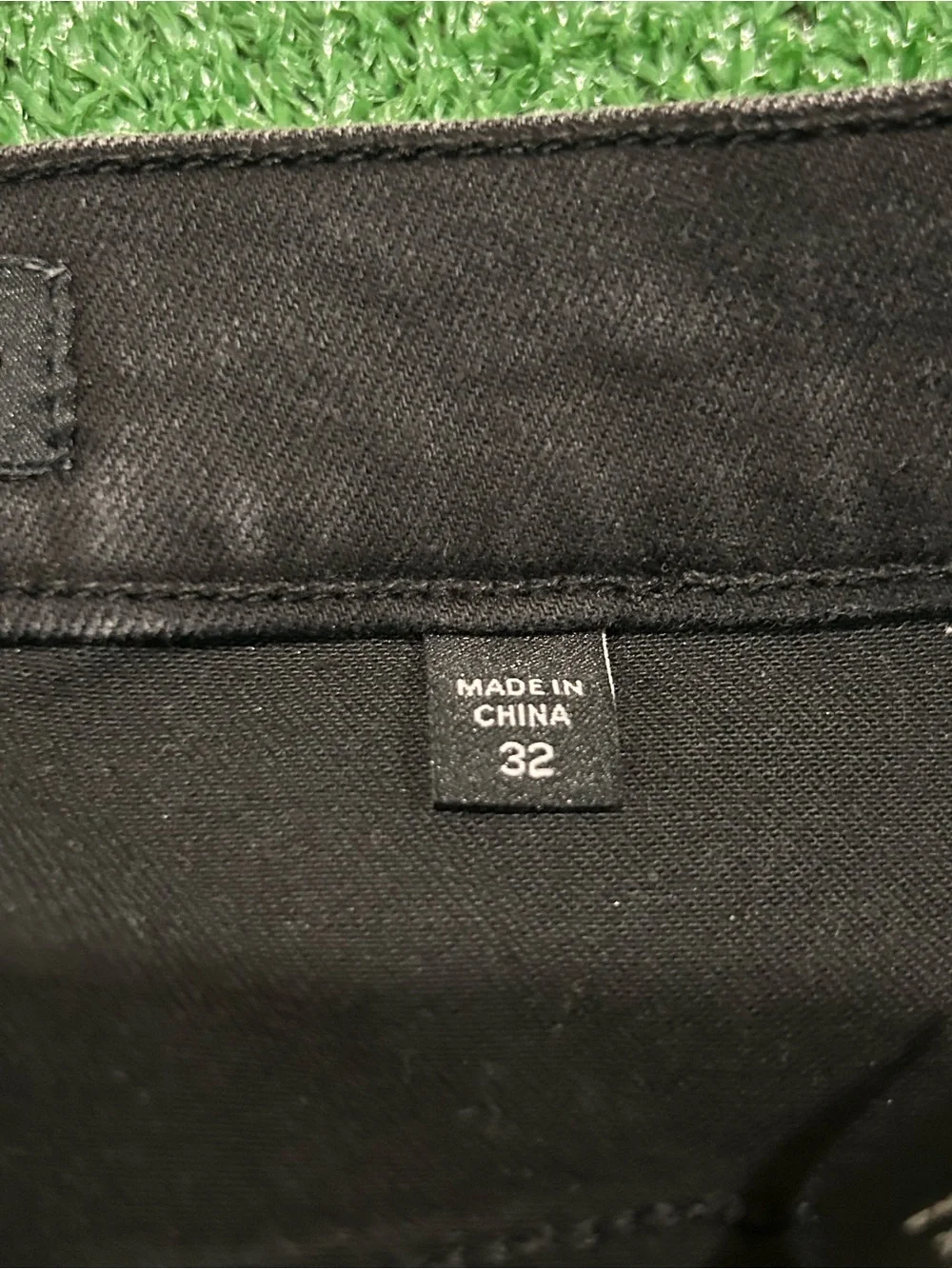 Fashion Nova Men Black Moto Biker Skinny Jeans Size 32